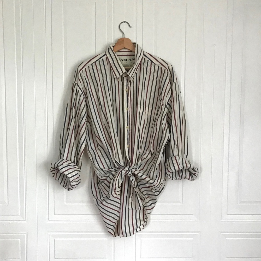 THE DAD SHIRT COLLECTION - cotton stripe button-up